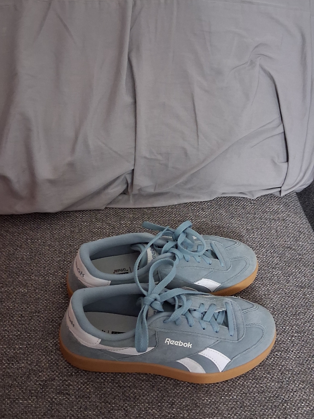 Reebok Classic Men’s Light Blue Suede Sneakers